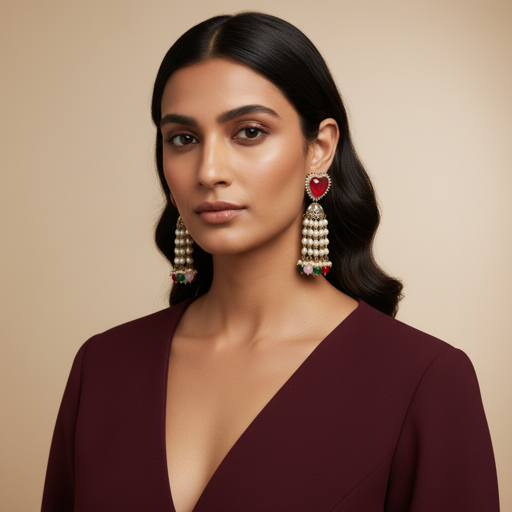 Mishka Statement Earrings by Rasm