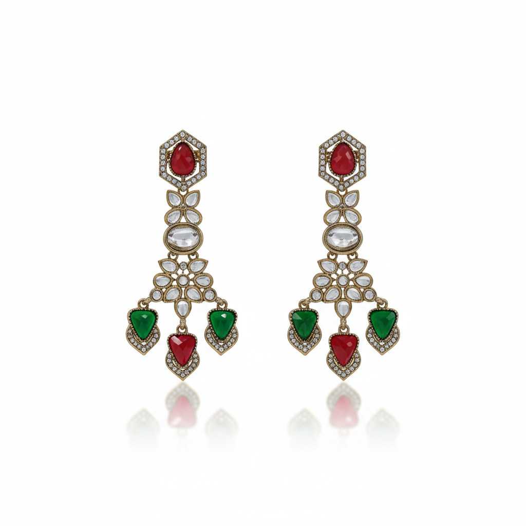 Mahira Statement Earrings by Rasm