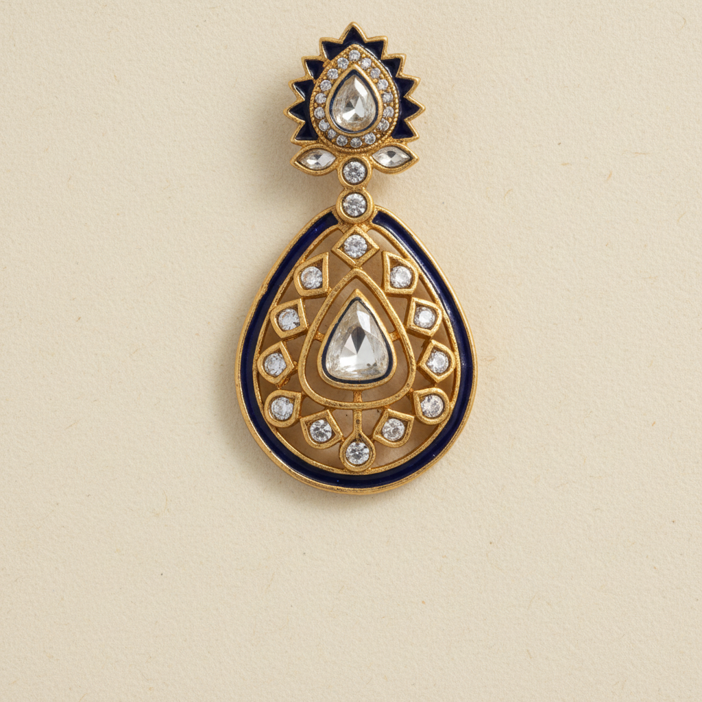 Kaira Chain-Tassel Earrings by Rasm