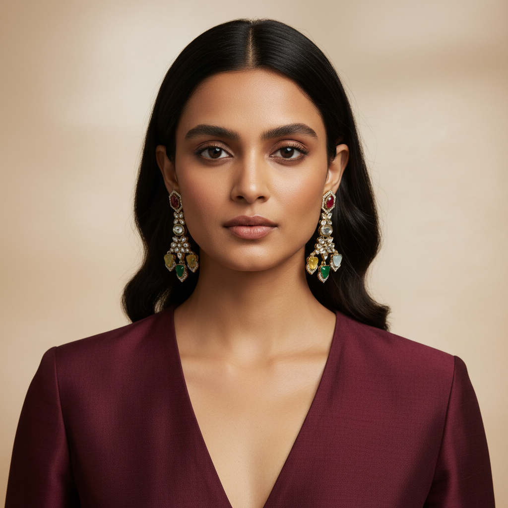 Ira Statement Earrings by Rasm