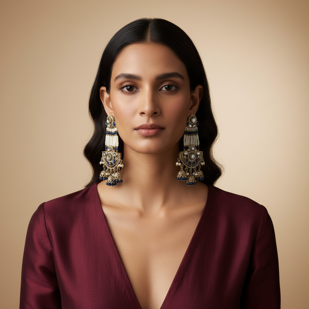 Zoya Statement Earrings by Rasm