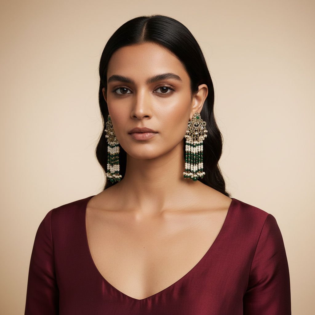 Sitara Statement Earrings by Rasm
