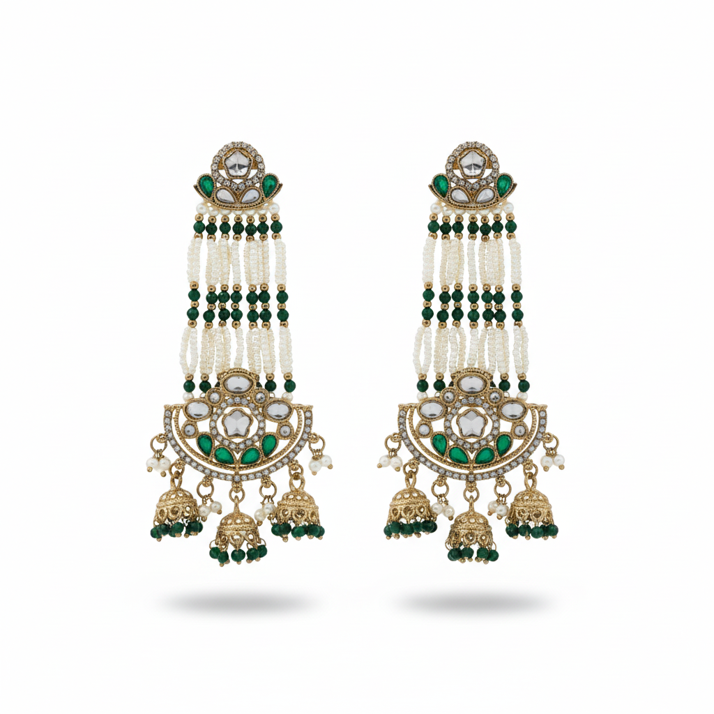 Noorani Statement Earrings by Rasm