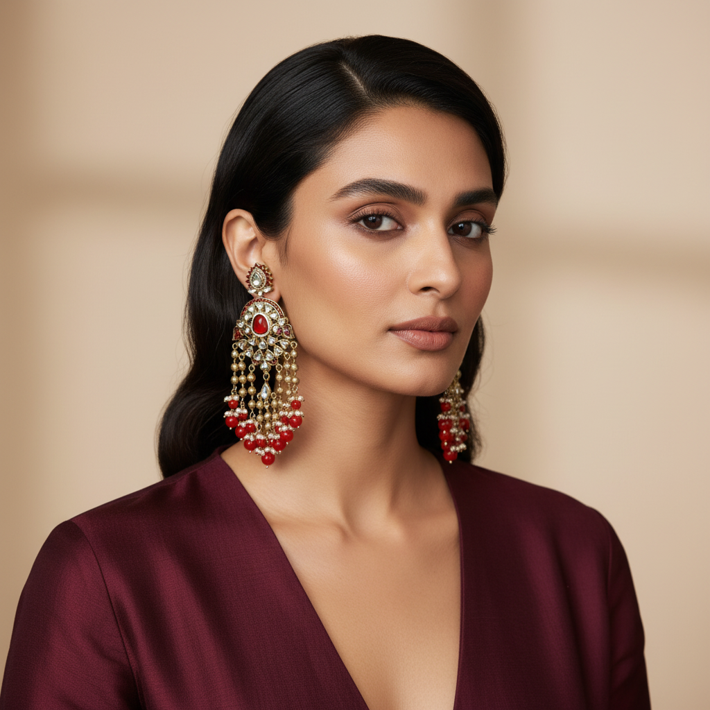 Zaina Chandelier Earrings by Rasm