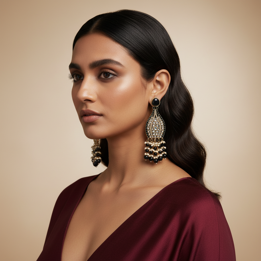 Eira Statement Earrings by Rasm