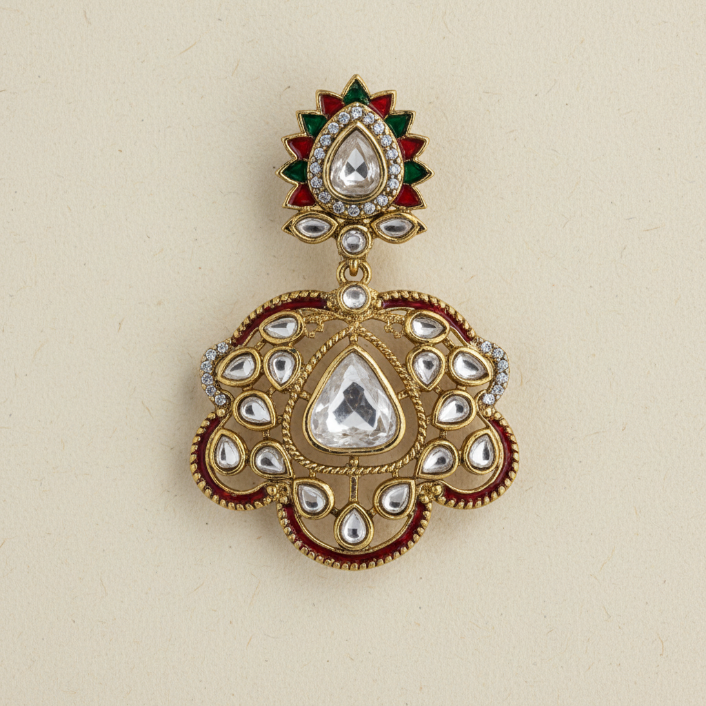 Arohi Chain-Tassel Earrings by Rasm