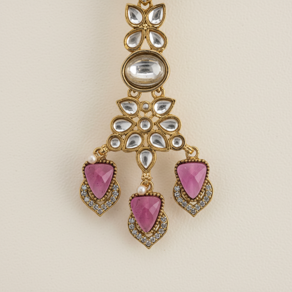 Kavya Statement Earrings by Rasm