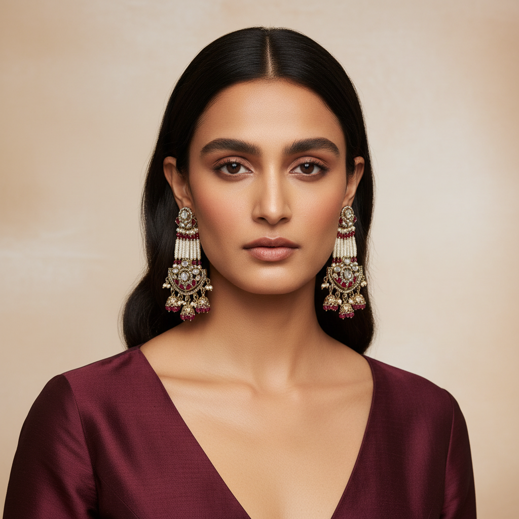 Nazneen Statement Earrings by Rasm