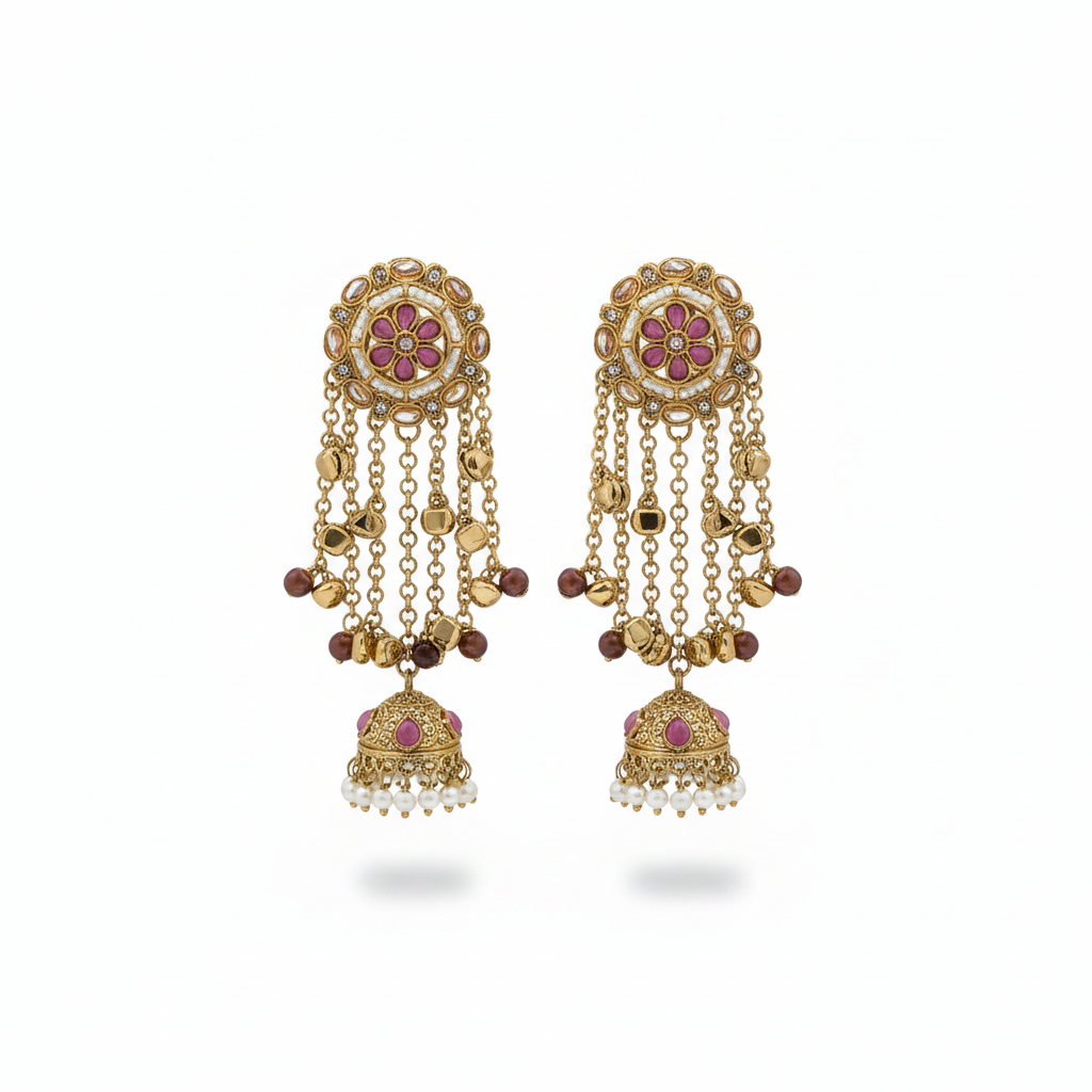 Saira Statement Earrings by Rasm