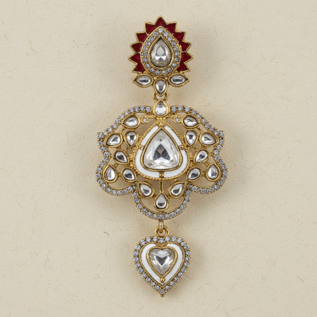 Arya Chain-Tassel Earrings by Rasm