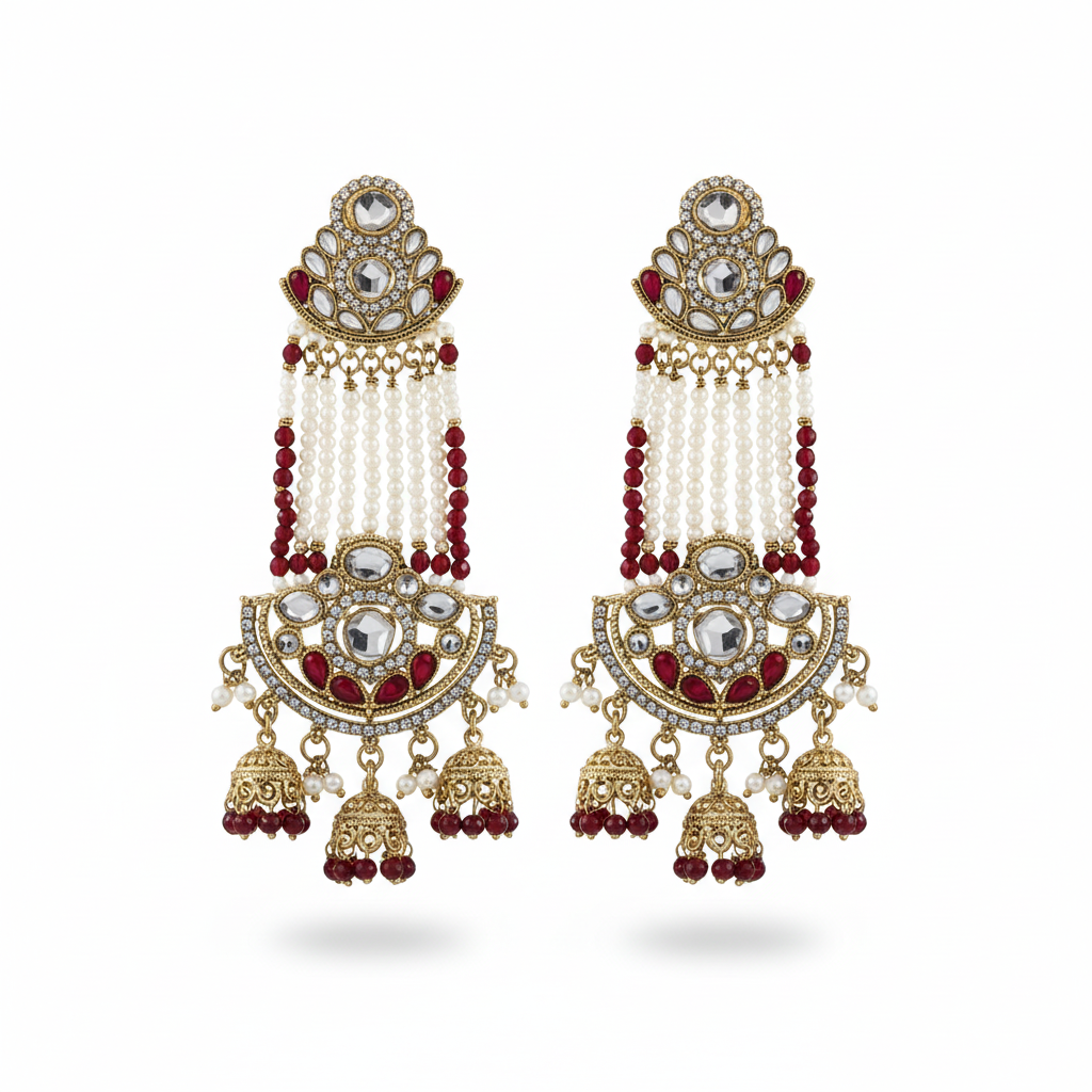 Veda Statement Earrings by Rasm