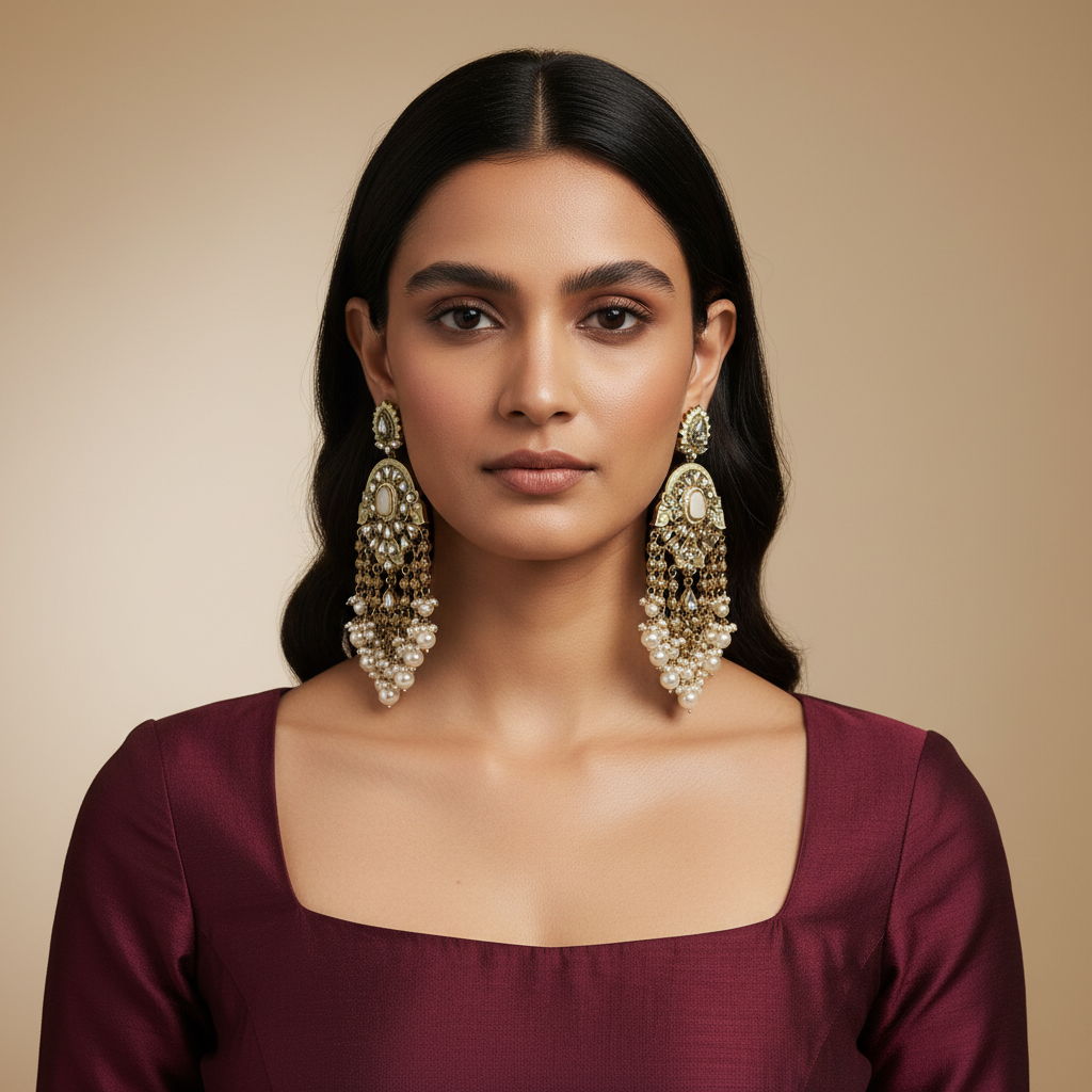 Vanya Chandelier Earrings by Rasm