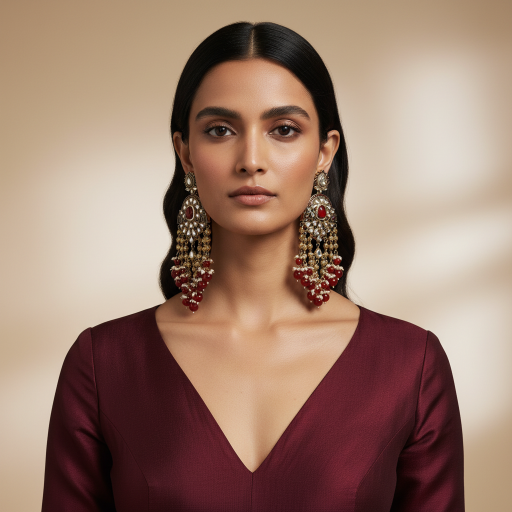 Riddhi Chandelier Earrings by Rasm