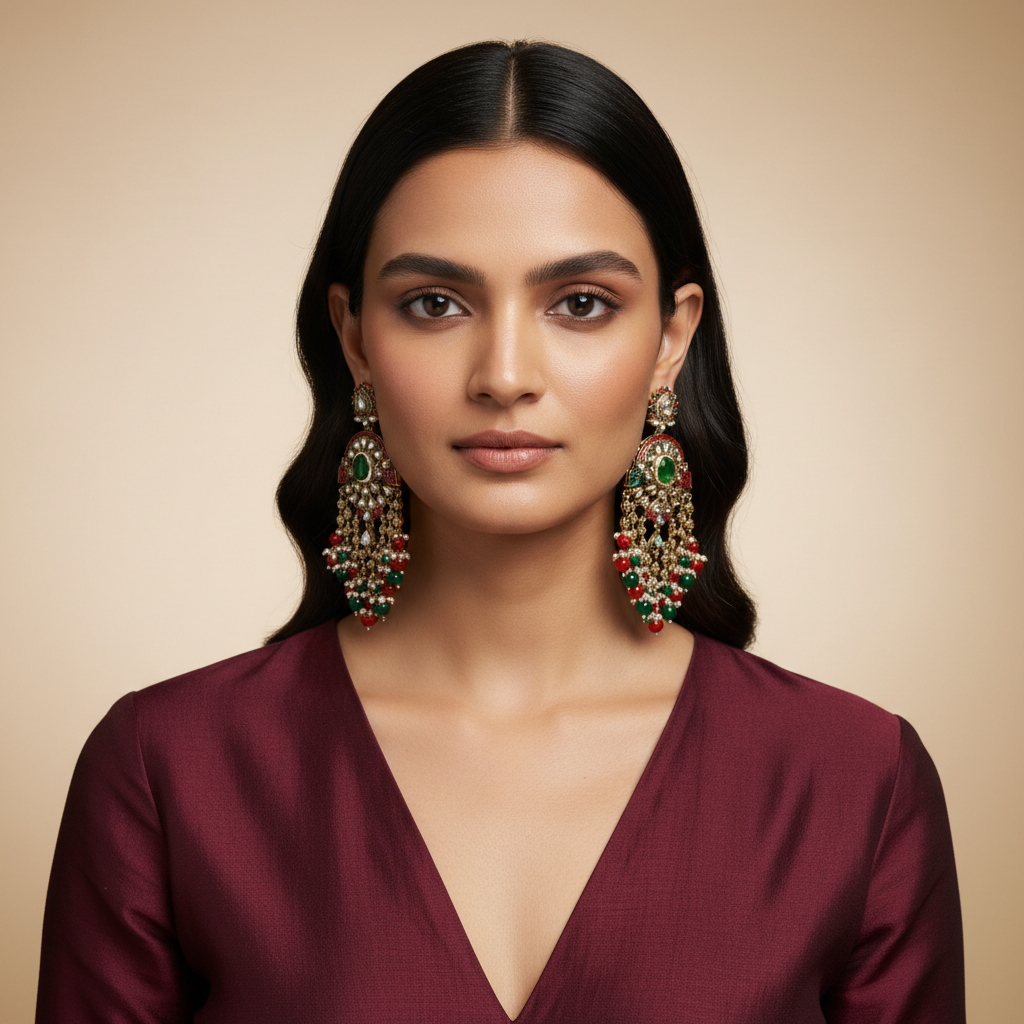 Aayat Chandelier Earrings by Rasm