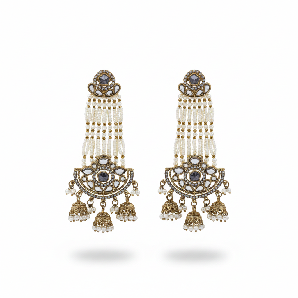 Ruhaani Statement Earrings by Rasm