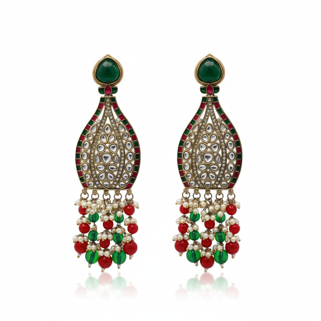 Diya Statement Earrings by Rasm