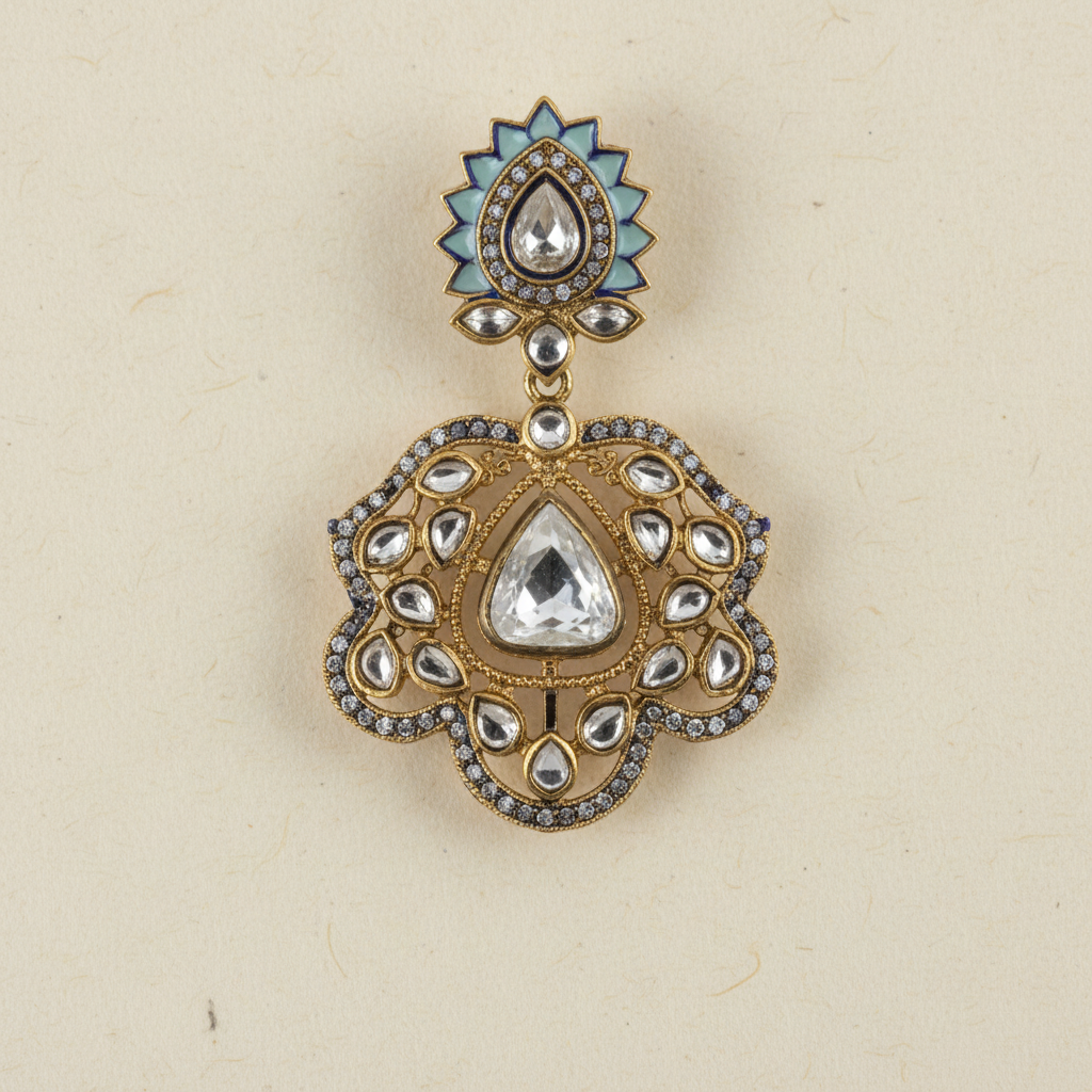 Alaya Chain-Tassel Earrings by Rasm