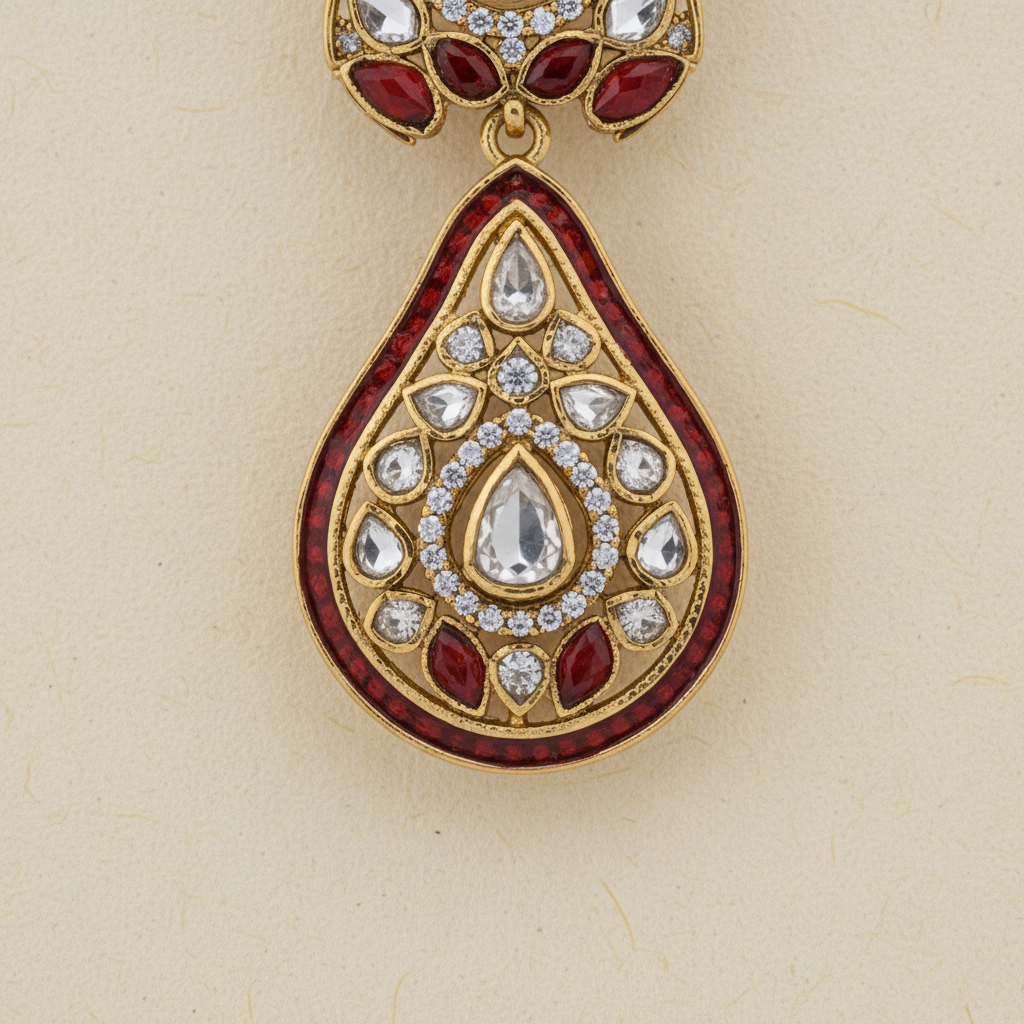 Veda Statement Earrings by Rasm