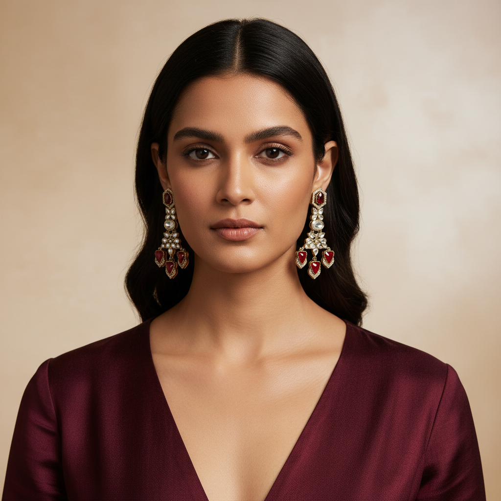 Heer Statement Earrings by Rasm