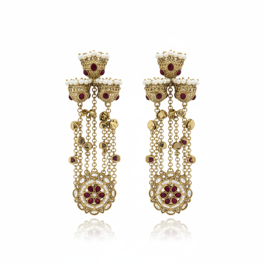 Maira Statement Earrings by Rasm