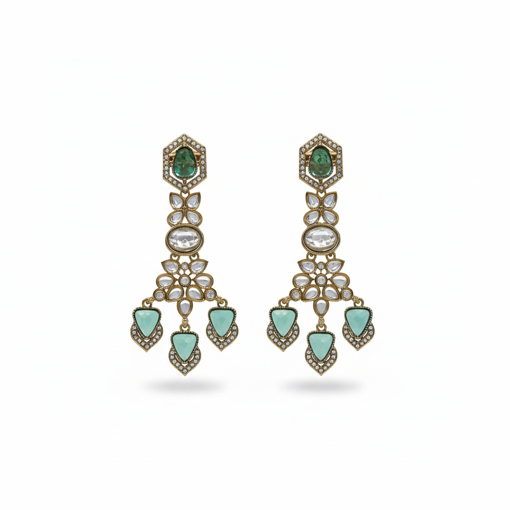 Kesar Statement Earrings by Rasm