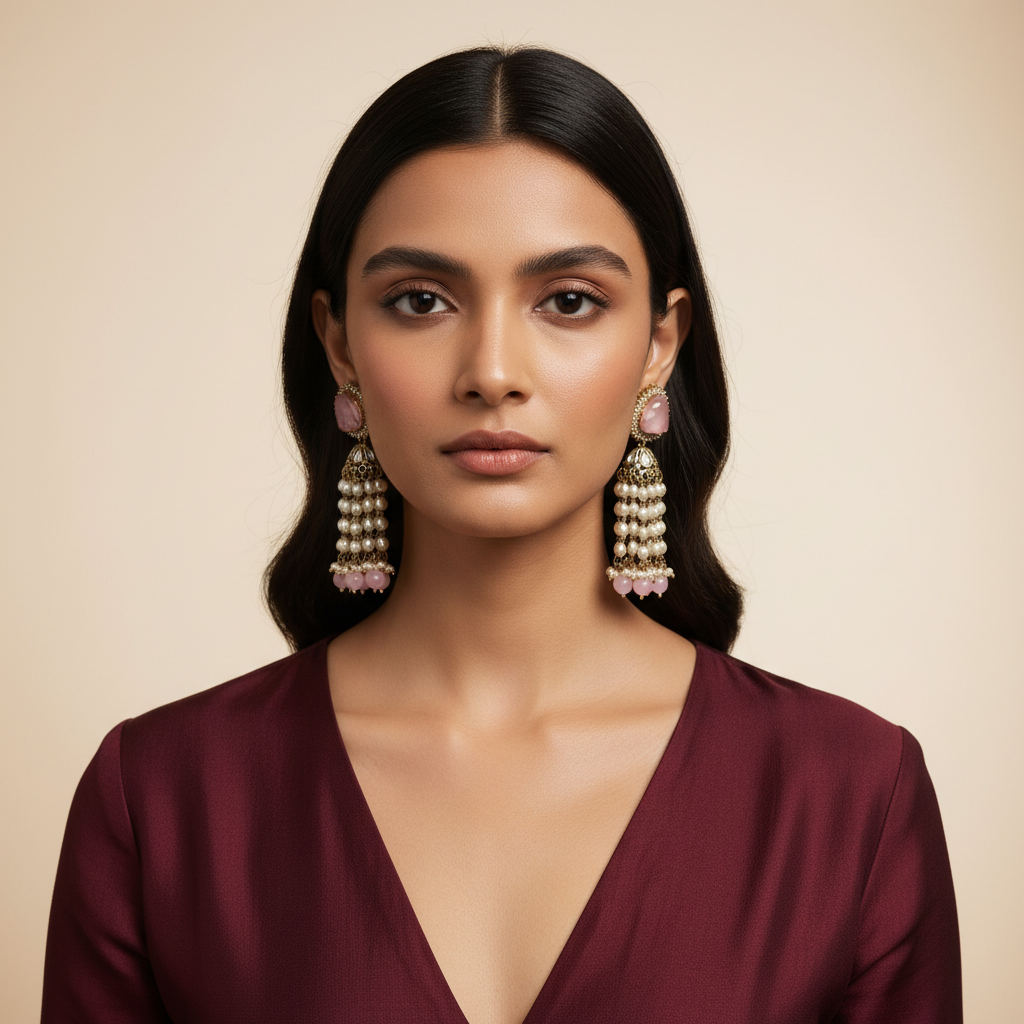 Ojasvi Statement Earrings by Rasm