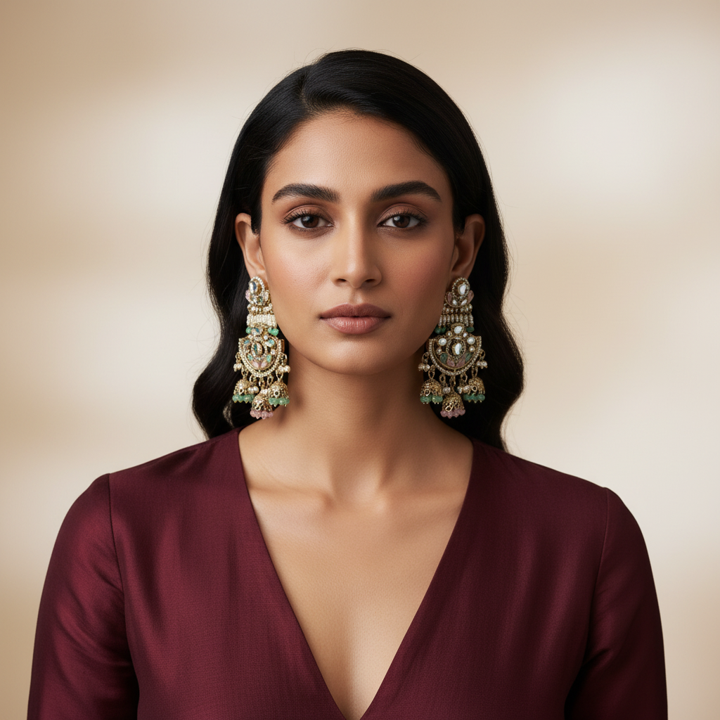Aarzoo Statement Earrings by Rasm