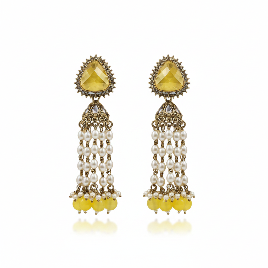 Naz Statement Earrings by Rasm