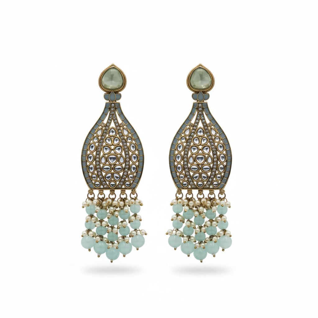 Aira Statement Earrings by Rasm