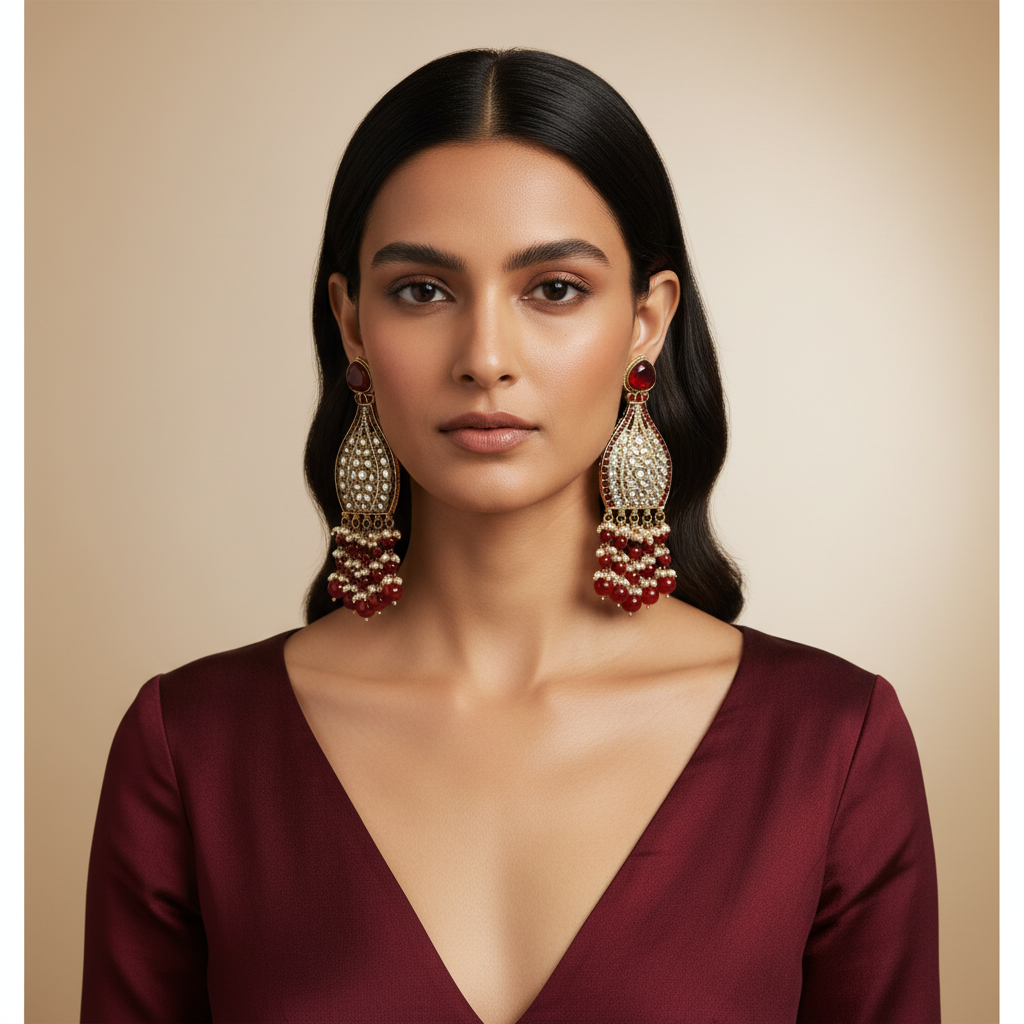 Aranya Statement Earrings by Rasm