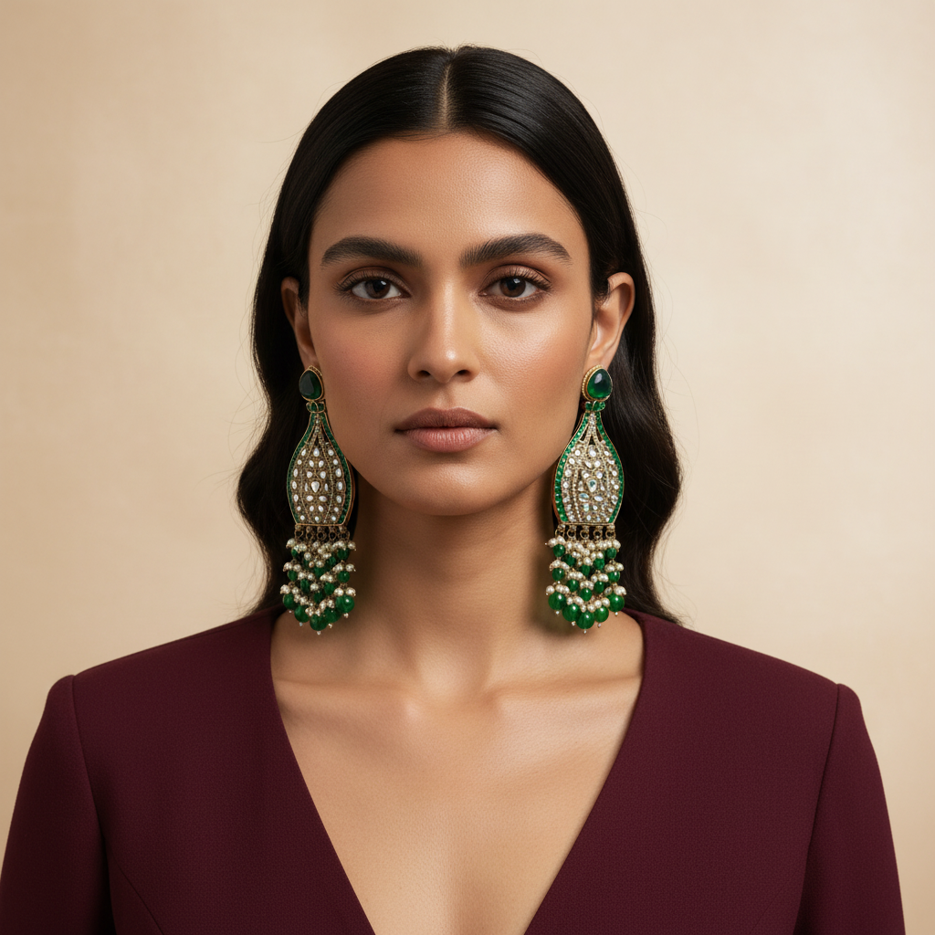 Avni Statement Earrings by Rasm