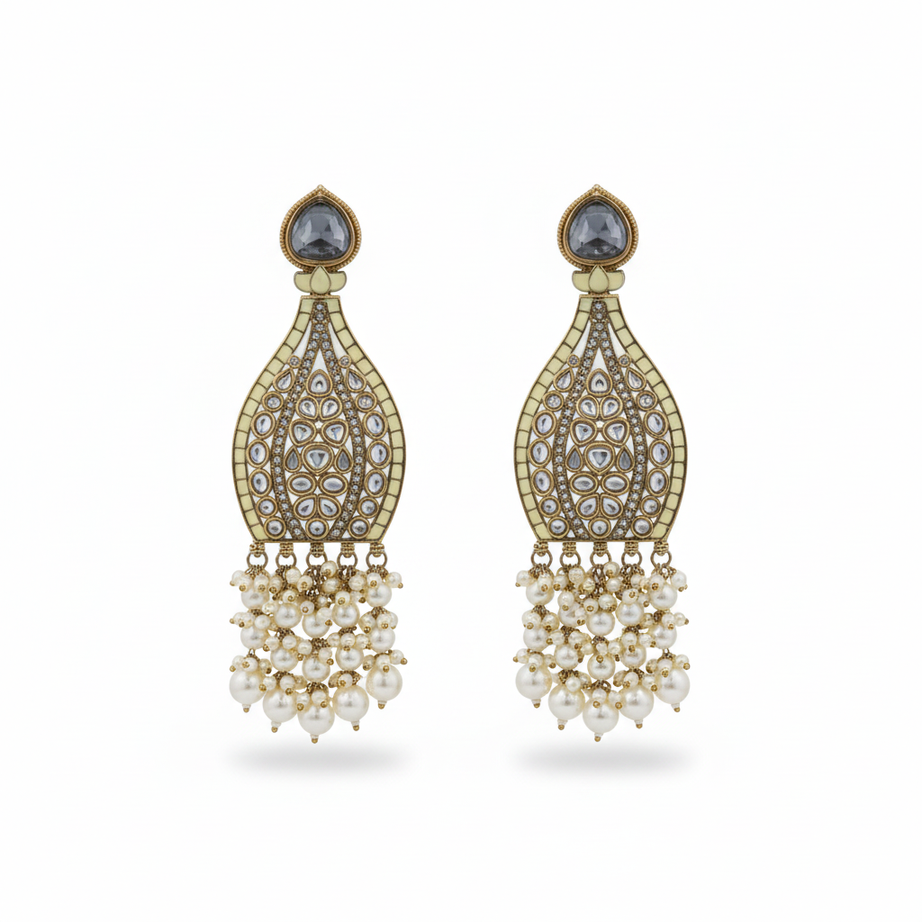 Damini Statement Earrings by Rasm