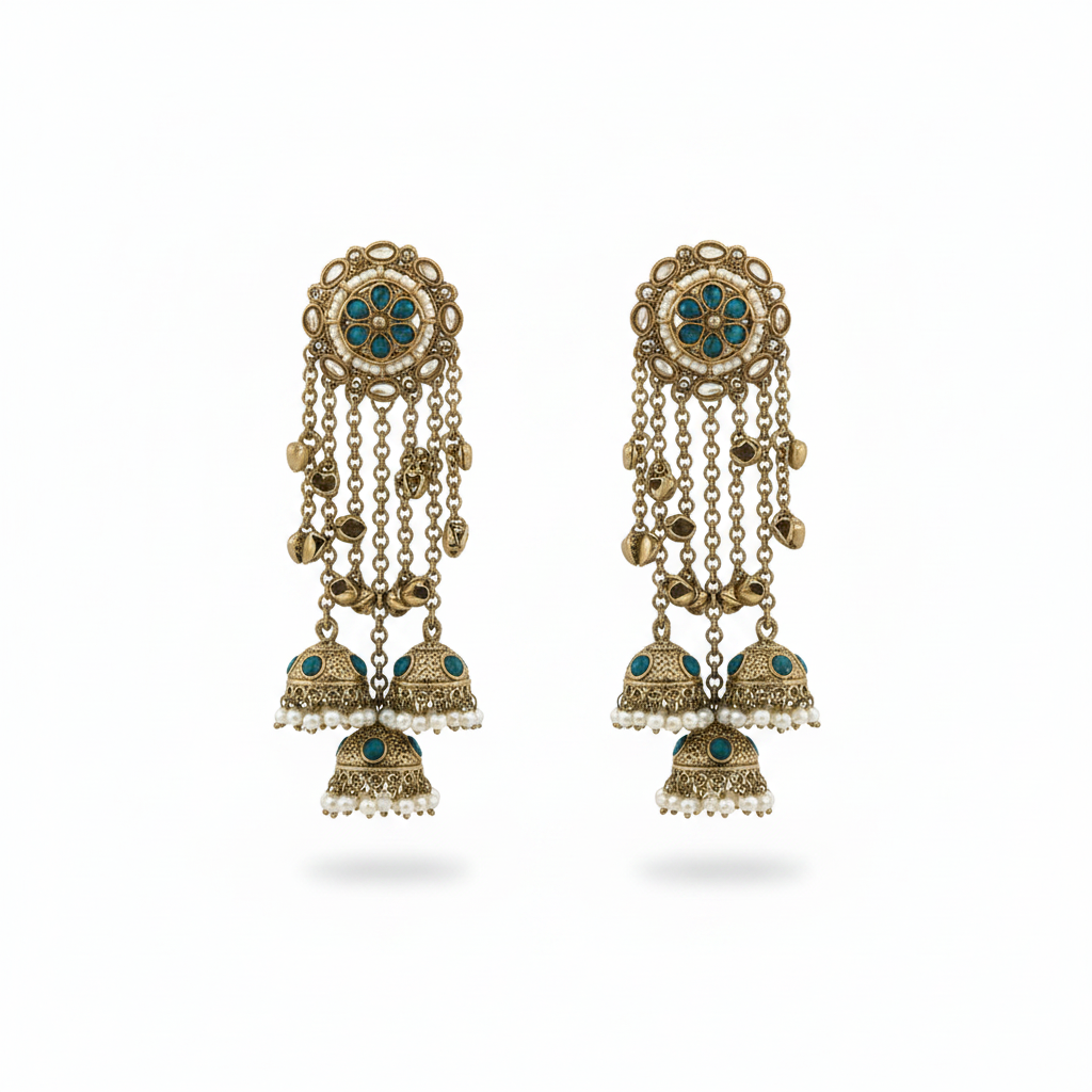 Maahi Statement Earrings by Rasm