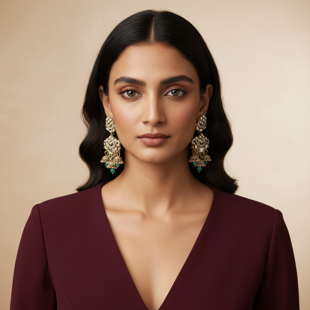 Ameera Statement Earrings by Rasm
