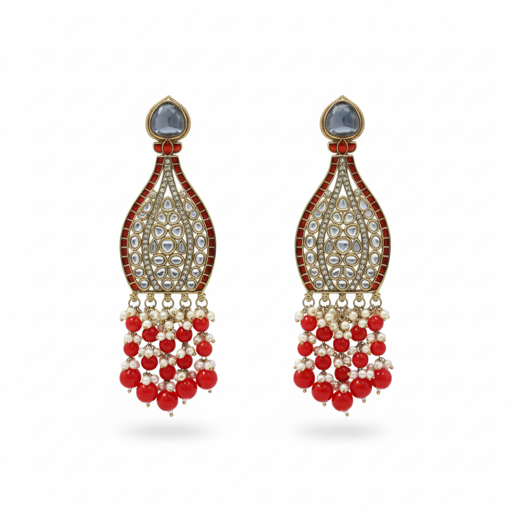 Aabha Teardrop Earrings by Rasm