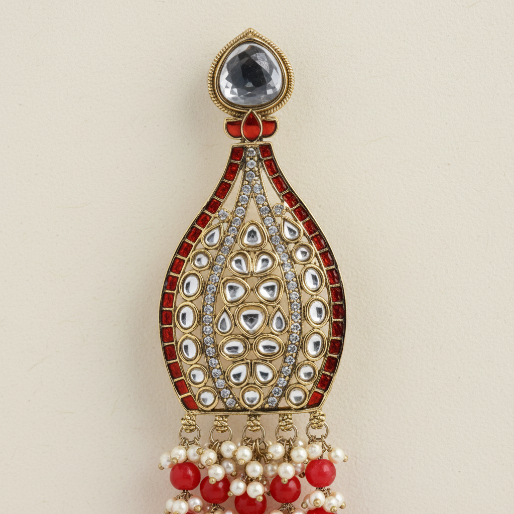 Aabha Teardrop Earrings by Rasm
