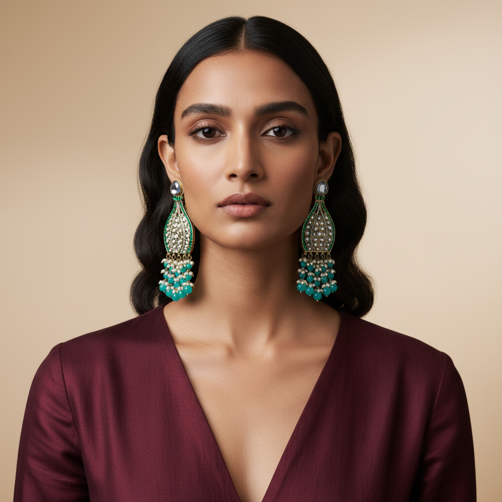 Adaa Statement Earrings by Rasm