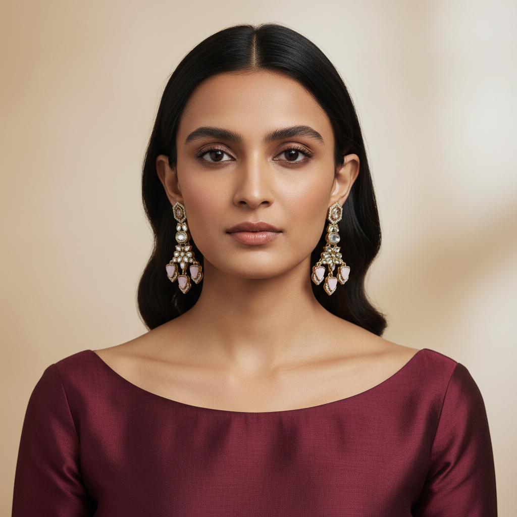 Jhanvi Statement Earrings by Rasm