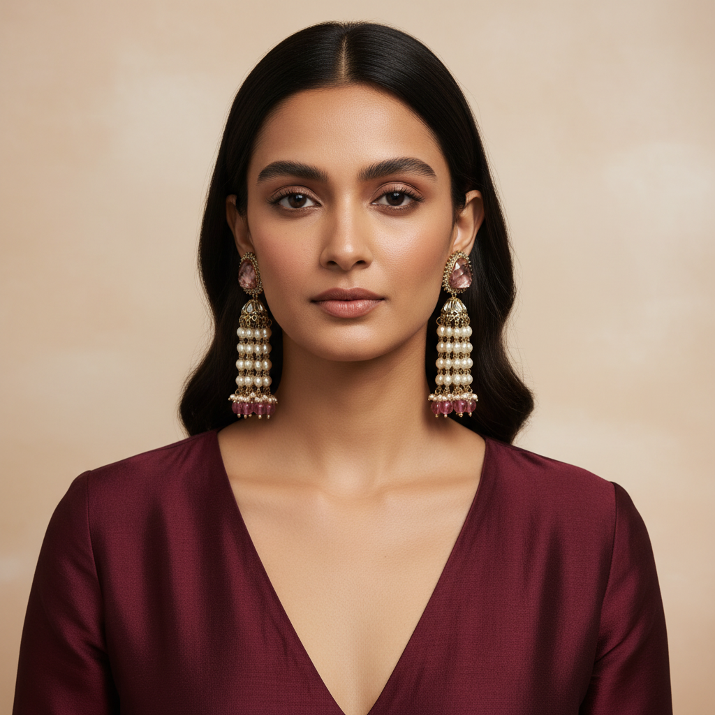 Meher Statement Earrings by Rasm