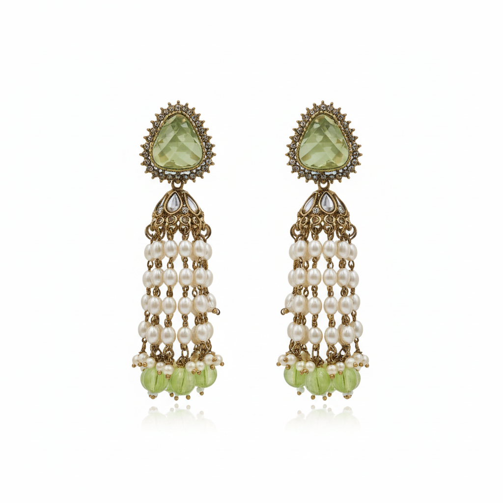 Nisha Statement Earrings by Rasm