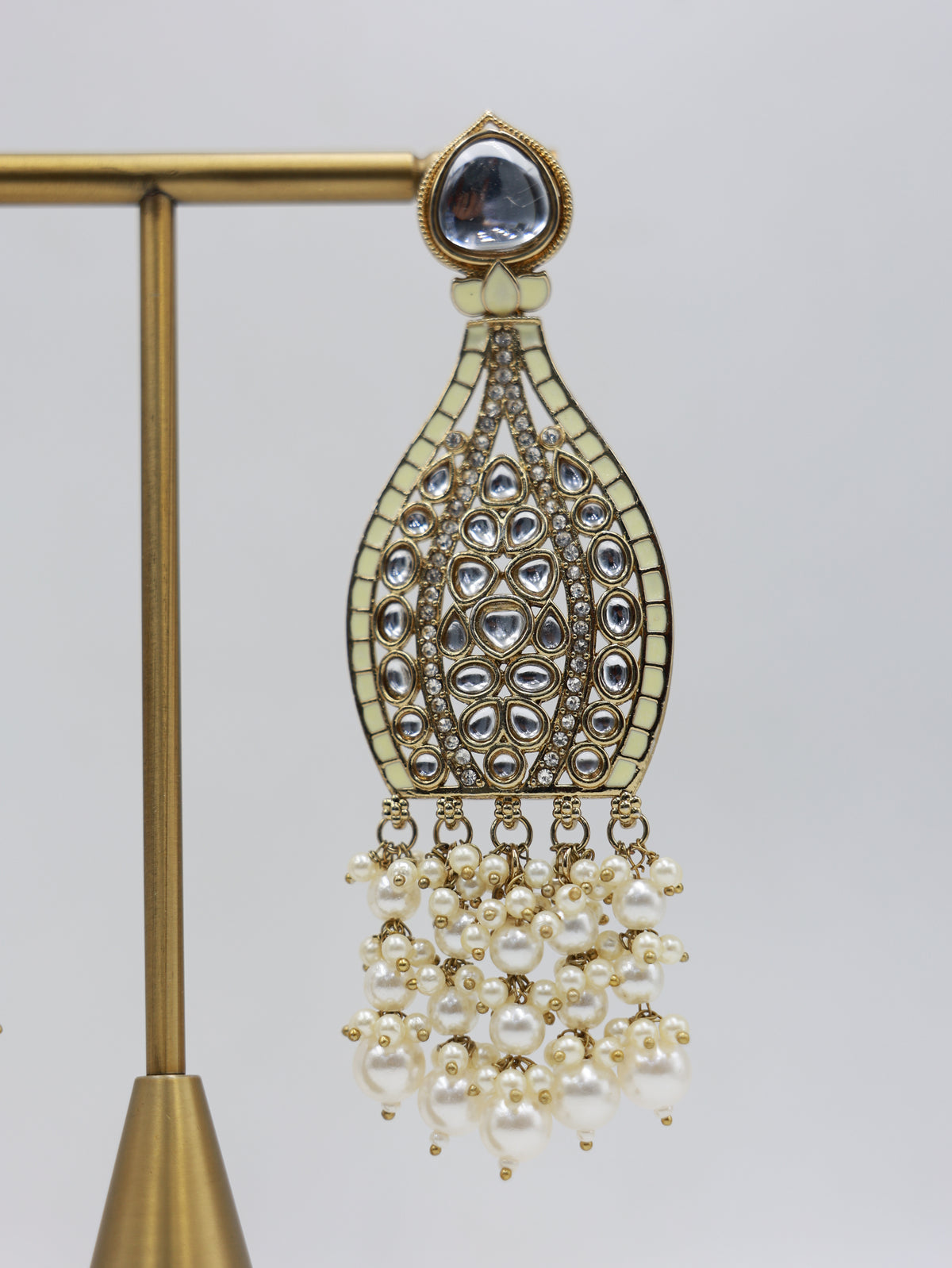RSM-NOO-IVR | Noor Teardrop Fringe Earrings, Ivory | 816A1318.JPG